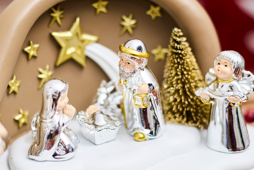 Christmas gift Nativity Scene and Comet with LED light Selezione Zanolli