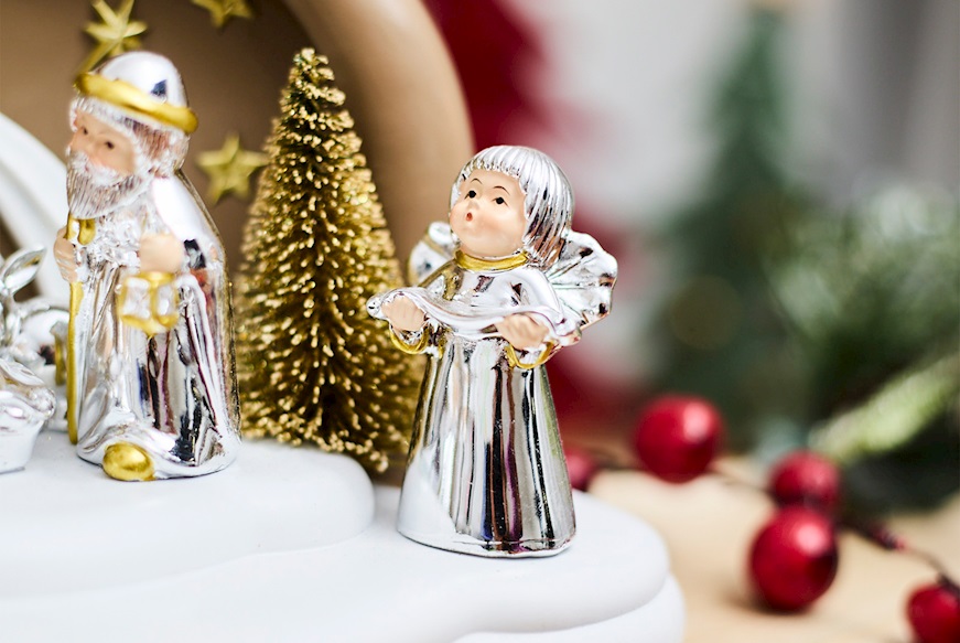 Christmas gift Nativity Scene and Comet with LED light Selezione Zanolli