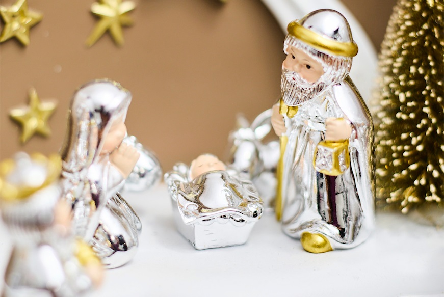 Christmas gift Nativity Scene and Comet with LED light Selezione Zanolli