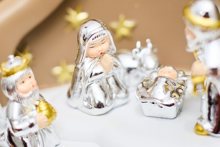 Christmas gift Nativity Scene and Comet with LED light Selezione Zanolli