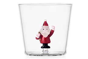 Idea regalo Natale Bicchiere tumbler Babbo Natale con sacco Christmas Tales Ichendorf
