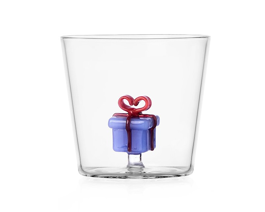 Idea regalo Natale Bicchiere tumbler regalo azzurro Christmas Tales Ichendorf