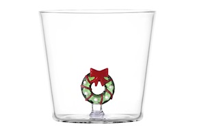 Idea regalo Natale Bicchiere tumbler Ghirlanda natalizia Christmas Tales Ichendorf
