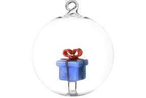 Idea regalo Natale Palla di Natale Regalo azzurro Christmas Tales Ichendorf