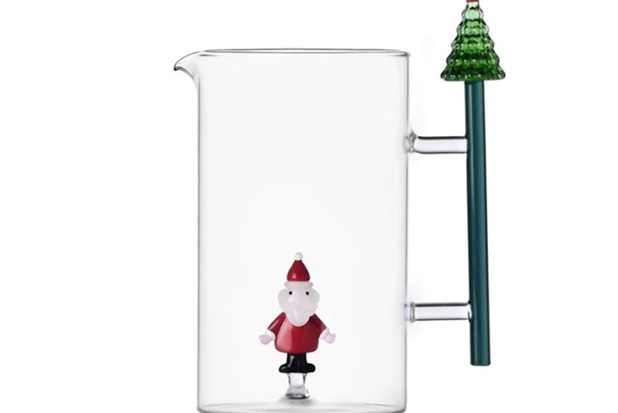 Idea regalo Natale Brocca Albero di Natale e Babbo Natale Ichendorf