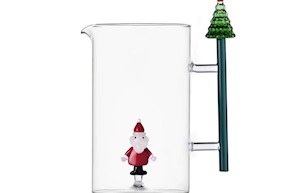 Idea regalo Natale Brocca Albero di Natale e Babbo Natale Ichendorf