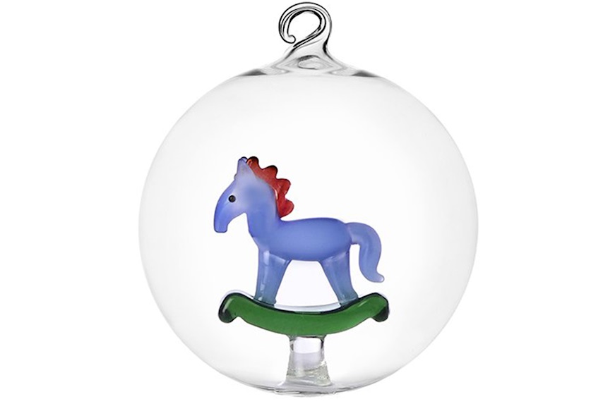 Idea regalo Natale Palla di Natale Cavallo a Dondolo Ichendorf