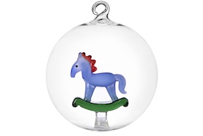 Idea regalo Natale Palla di Natale Cavallo a Dondolo Ichendorf