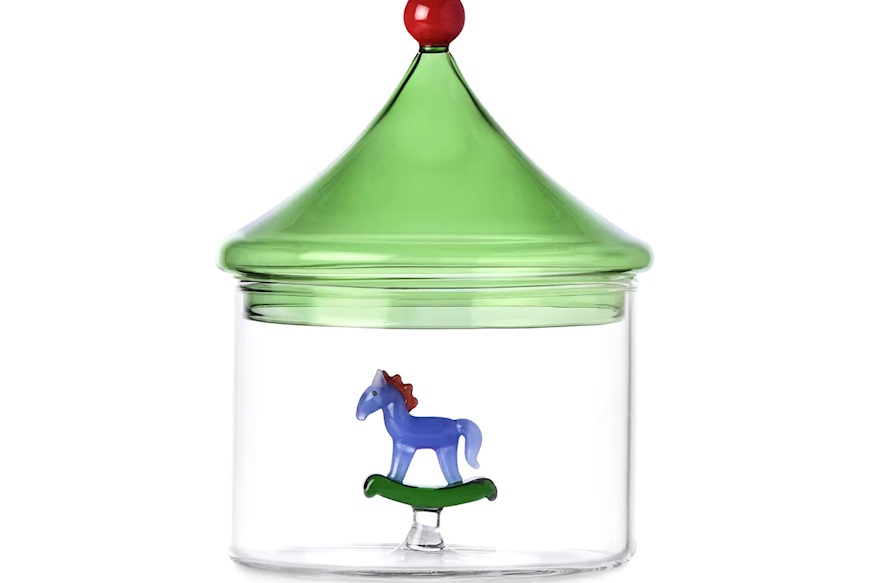 Idea regalo Natale Scatola Cavallo a Dondolo Ichendorf