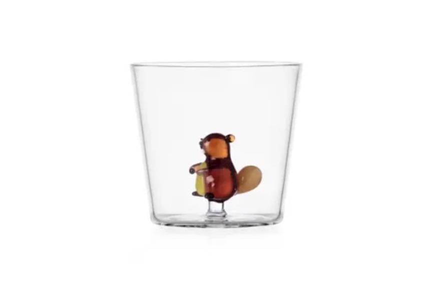 Idea regalo Natale Bicchiere tumbler Castoro Woodland Tales Ichendorf