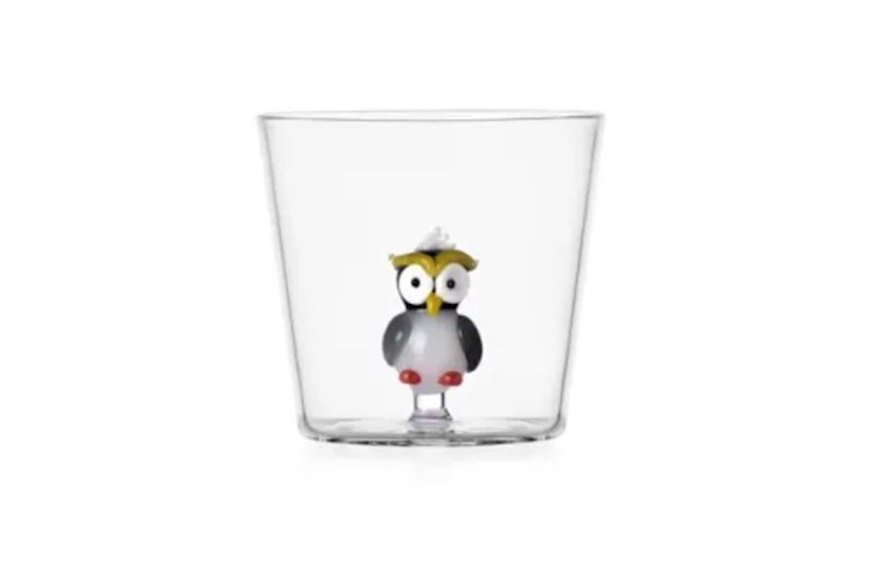 Tumbler Glass Colored Owl Woodland Tales Ichendorf
