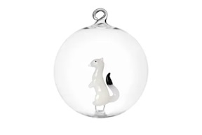 Idea regalo Natale Palla di Natale Furetto Woodland Tales Ichendorf