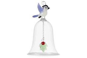 Idea regalo Natale Campana Uccellino azzurro Woodland Tales Ichendorf