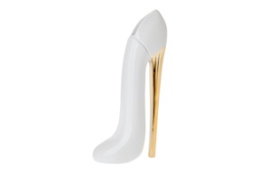 Vaso scarpa Glam bianco con tacco oro Selezione Zanolli