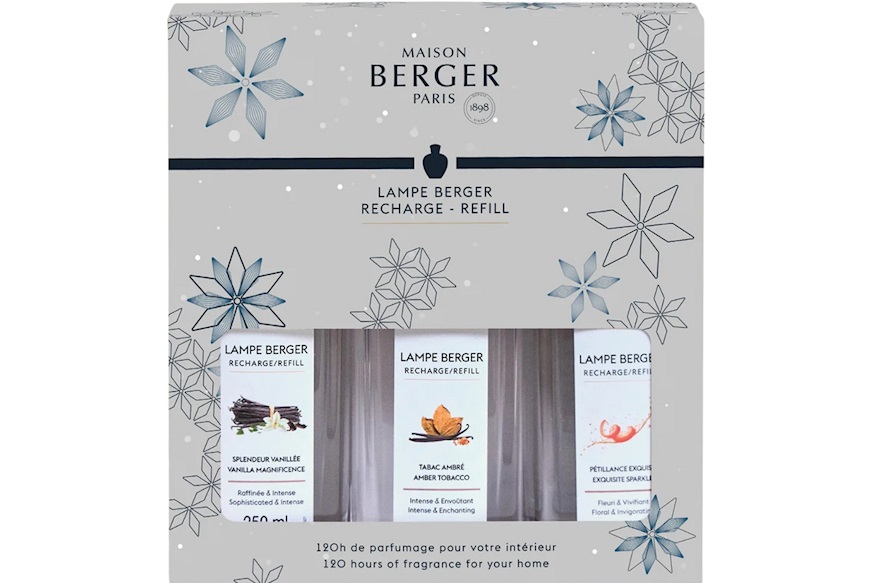 Trio Pack Rosalie 3 refills of 250 ml Maison Berger Paris