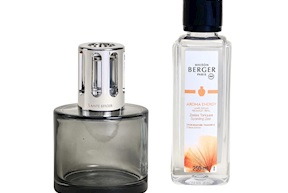 Gift pack lamp Aroma Energy with 250 ml perfume 250 ml Zestes Toniques Maison Berger Paris
