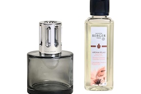 Gift pack lamp Aroma Relax with 250 ml perfume 250 ml Douceur Orientale Maison Berger Paris