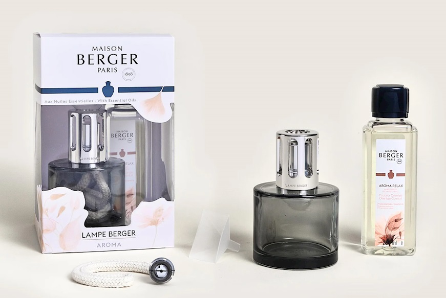 Gift pack lamp Aroma Relax with 250 ml perfume 250 ml Douceur Orientale Maison Berger Paris