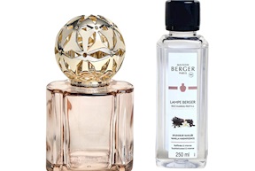 Gift pack lamp Pomelis Nude with 250 ml perfume Splendeur Vanille Maison Berger Paris