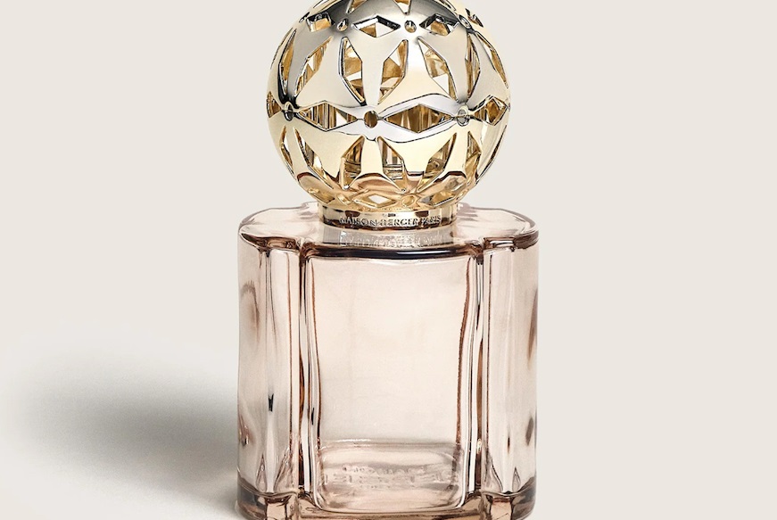 Gift pack lamp Pomelis Nude with 250 ml perfume Splendeur Vanille Maison Berger Paris
