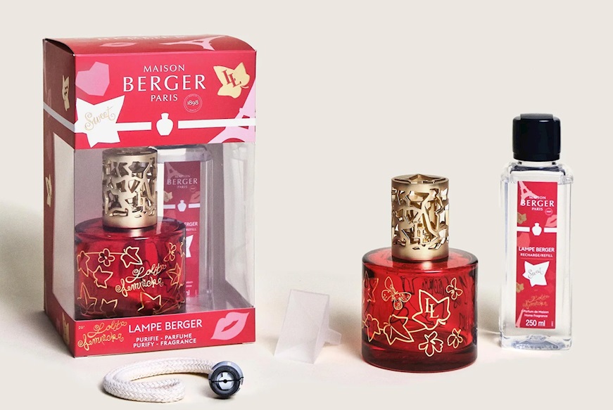 Gift pack lamp Pure Lolita Lempicka Swe with 250 ml perfume Lolita Lempicka Sweet Maison Berger Paris