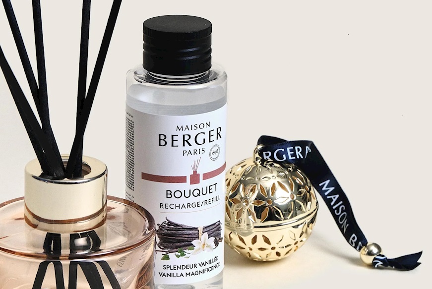 Treauser box Pomelis mini bouquet ad Splendeur Vanillee Maison Berger Paris