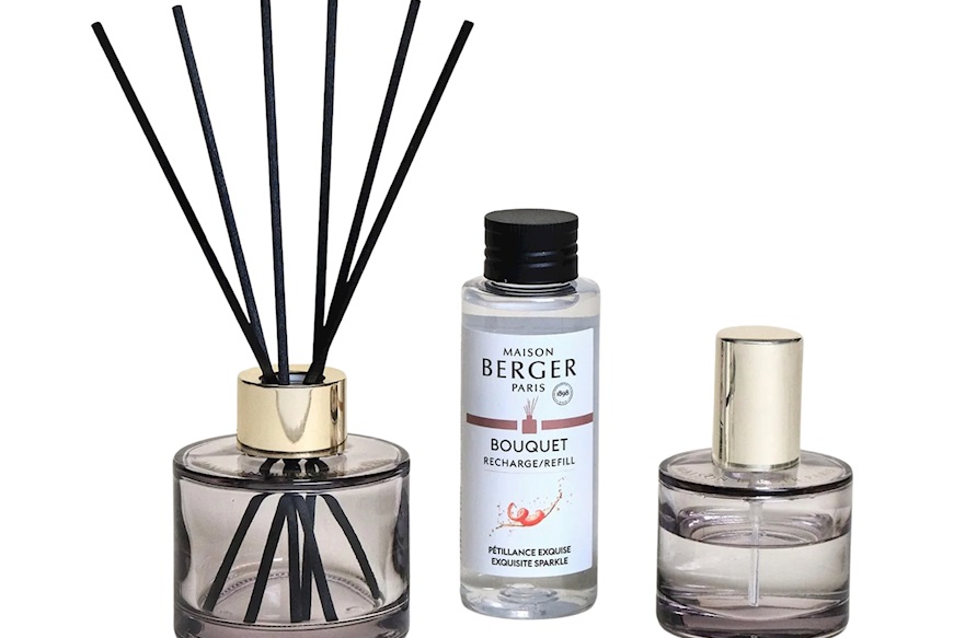 Duo mini bouquet and spray Rosalie with Petillance Exquise Maison Berger Paris