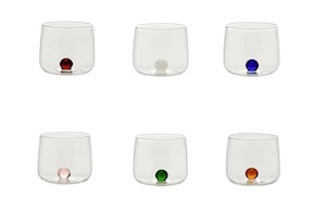 Confezione di bicchieri tumbler Bilia 6 pezzi assortiti Zafferano