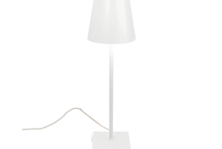 Table lamp Poldina white Zafferano
