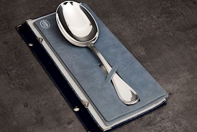 Cucchiaio risotto argento 172 grammi in stile Inglese usato ricondizionato Zanolli Vintage