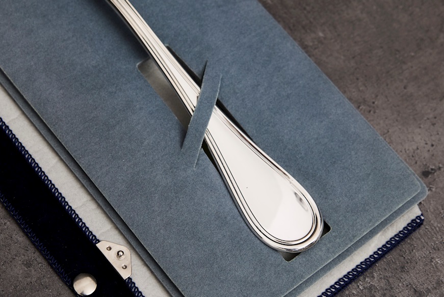 Cucchiaio risotto argento 172 grammi in stile Inglese usato ricondizionato Zanolli Vintage