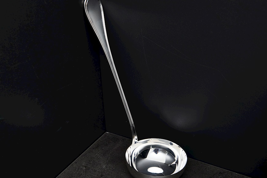 Ladle silver 228 grammi in English style Zanolli Vintage