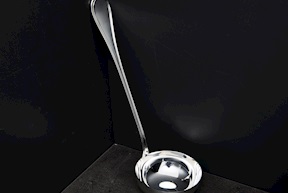 Ladle silver 228 grammi in English style Zanolli Vintage