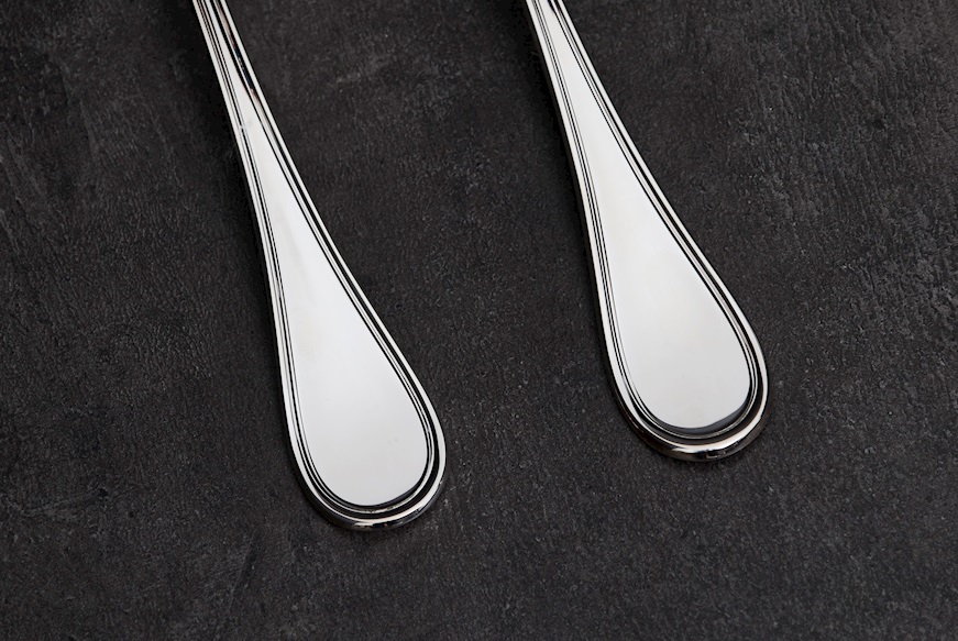 Posate legumi argento 251 grammi 2 pezzi in stile Inglese usato ricondizionato Zanolli Vintage