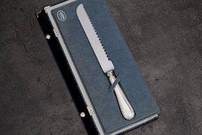 Coltello panettone argento 20 grammi in stile Inglese usato ricondizionato Zanolli Vintage
