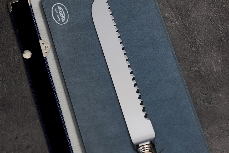 Coltello panettone argento 20 grammi in stile Inglese usato ricondizionato Zanolli Vintage