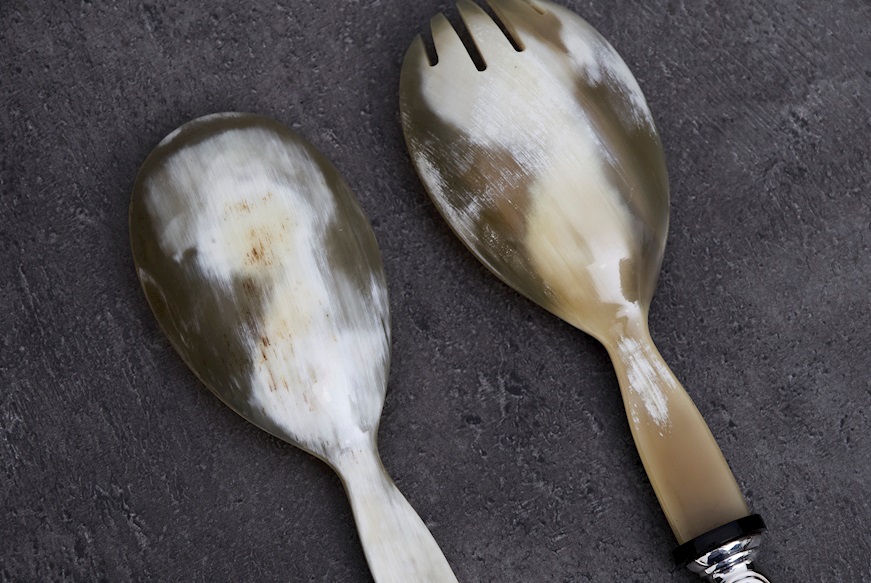 Posate insalata argento 40 grammi 2 pezzi in stile Inglese usato ricondizionato Zanolli Vintage
