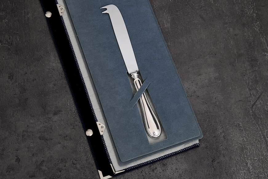 Coltello formaggio tenero argento 20 grammi in stile Inglese usato ricondizionato Zanolli Vintage
