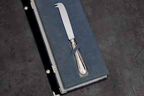 Coltello formaggio tenero argento 20 grammi in stile Inglese usato ricondizionato Zanolli Vintage