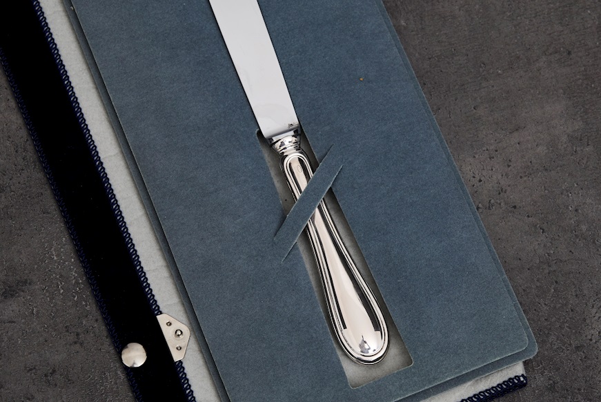 Coltello formaggio tenero argento 20 grammi in stile Inglese usato ricondizionato Zanolli Vintage