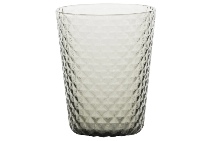 Bicchiere tumbler Isolano grigio Zafferano