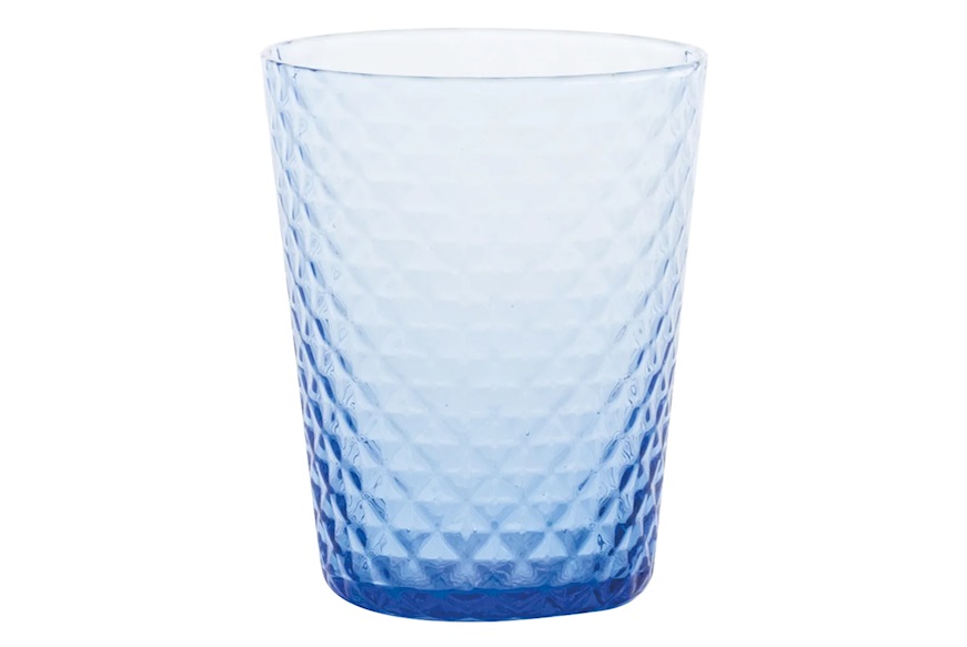 Bicchiere tumbler Isolano bluino Zafferano