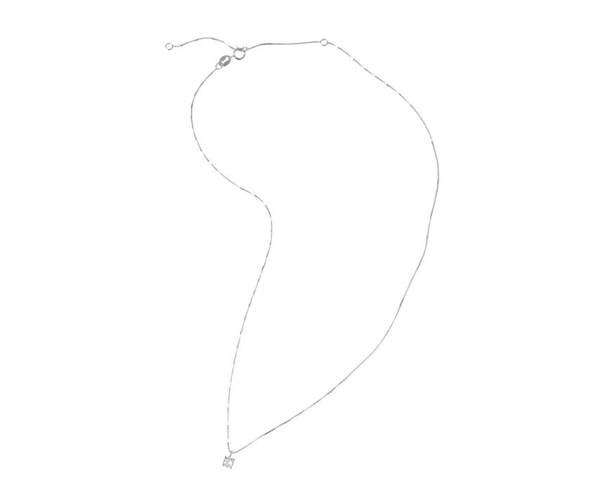 Collana argento con zircone bianco Sovrani