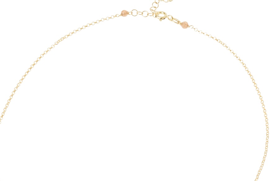 Collana argento dorato con ambra Selezione Zanolli
