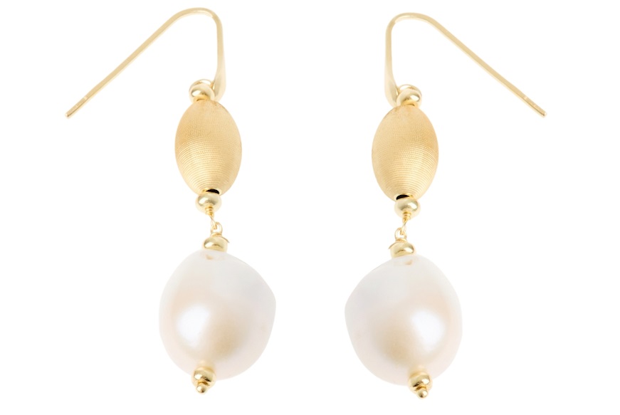 Earrings silver with pearls Selezione Zanolli