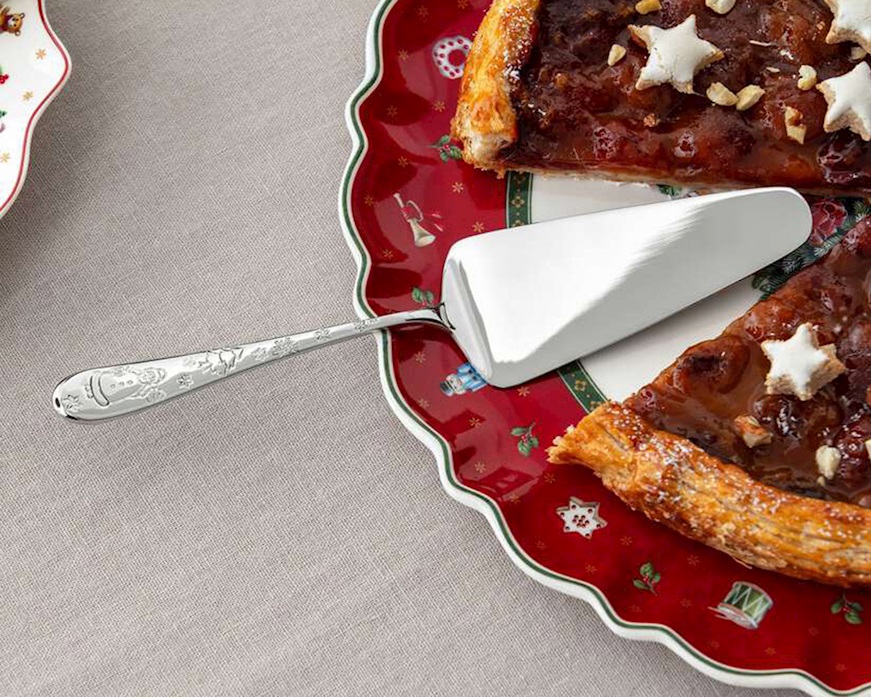 Idea regalo Natale Pala torta Toy's Delight cutlery acciaio Villeroy & Boch