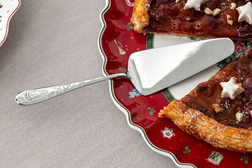 Idea regalo Natale Pala torta Toy's Delight cutlery cristallo Villeroy & Boch