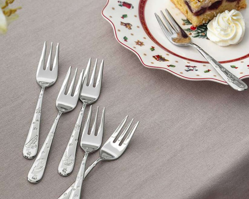 Idea regalo Natale Set forchette Toy's Delight cutlery acciaio 6 pezzi Villeroy & Boch
