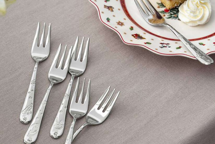 Idea regalo Natale Set forchette Toy's Delight cutlery cristallo 6 pezzi Villeroy & Boch