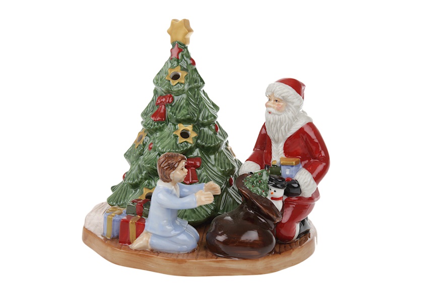 Idea regalo Natale Lanterna Christmas Toys porcellana Distribuzione dei regali Villeroy & Boch